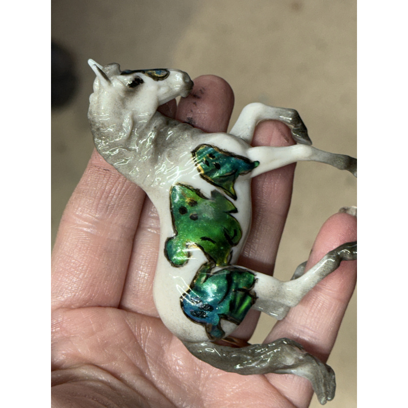 Breyer Custom Horse Stablemate Glossy Glow in The Dark Alby ColorChange Ghosts