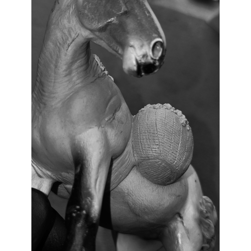 Drafter Mare & Kittens - Collecta custom by Jonas of Luuskat.com