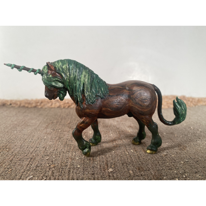 Custom SM Clydesdale Woodland Mossy Unicorn