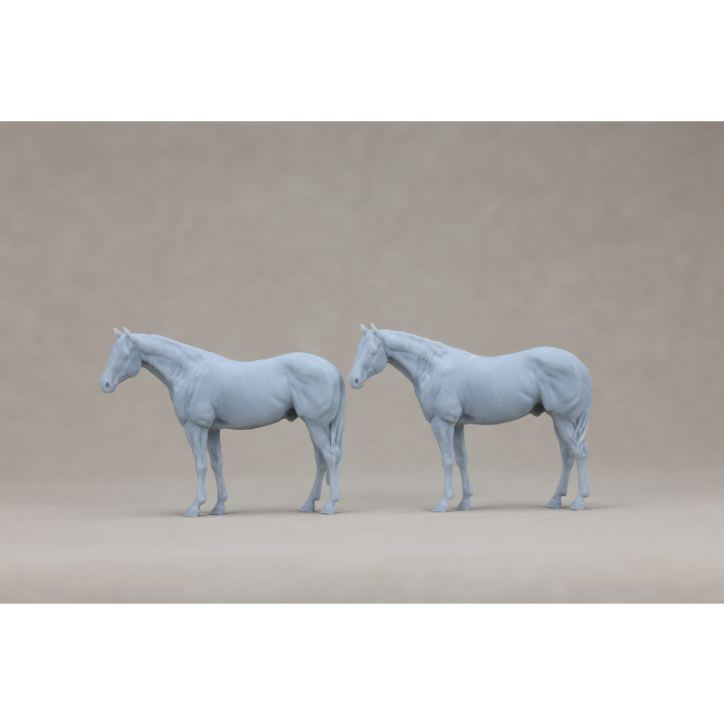 Full Set of 4 Ranch Edition UNPAINTED stablemate