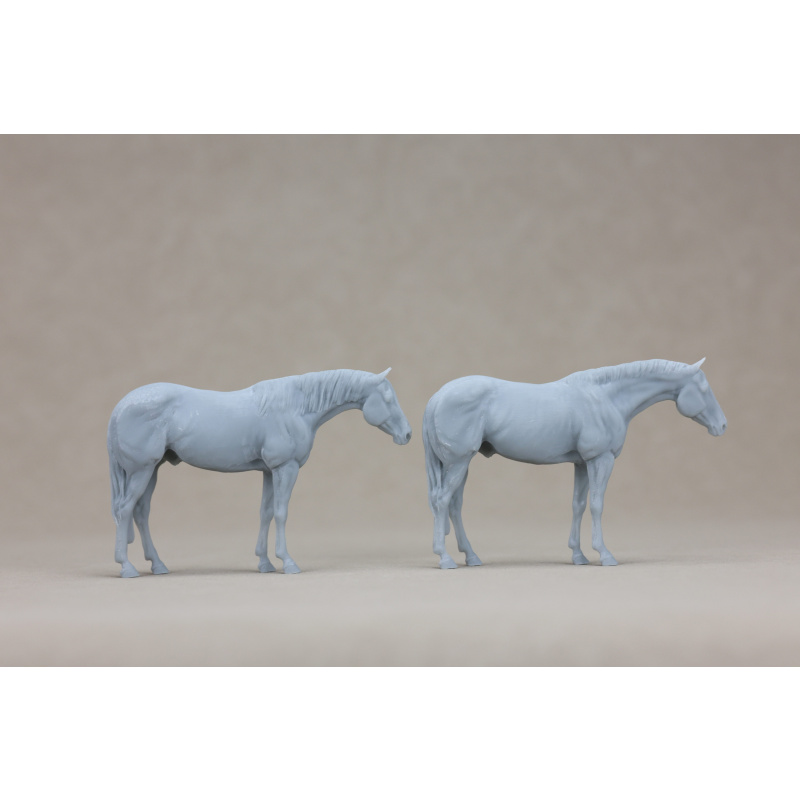 Full Set of 4 Ranch Edition UNPAINTED stablemate