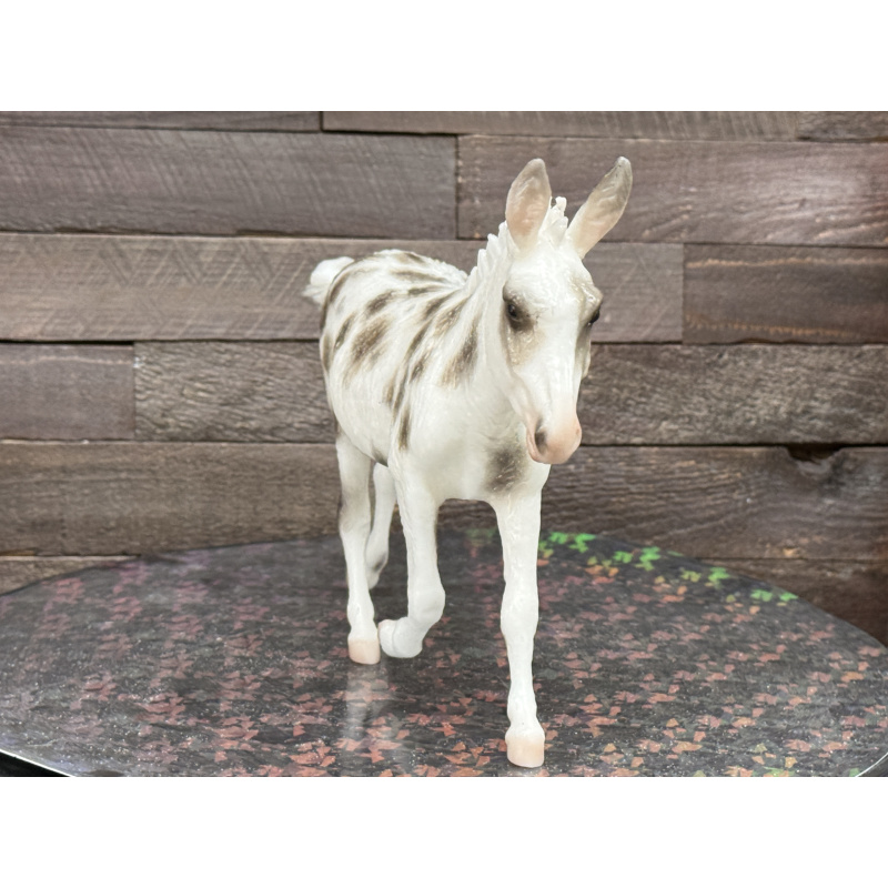 Breyer Custom Horse Traditional New Mold Matte Spotted Donkey