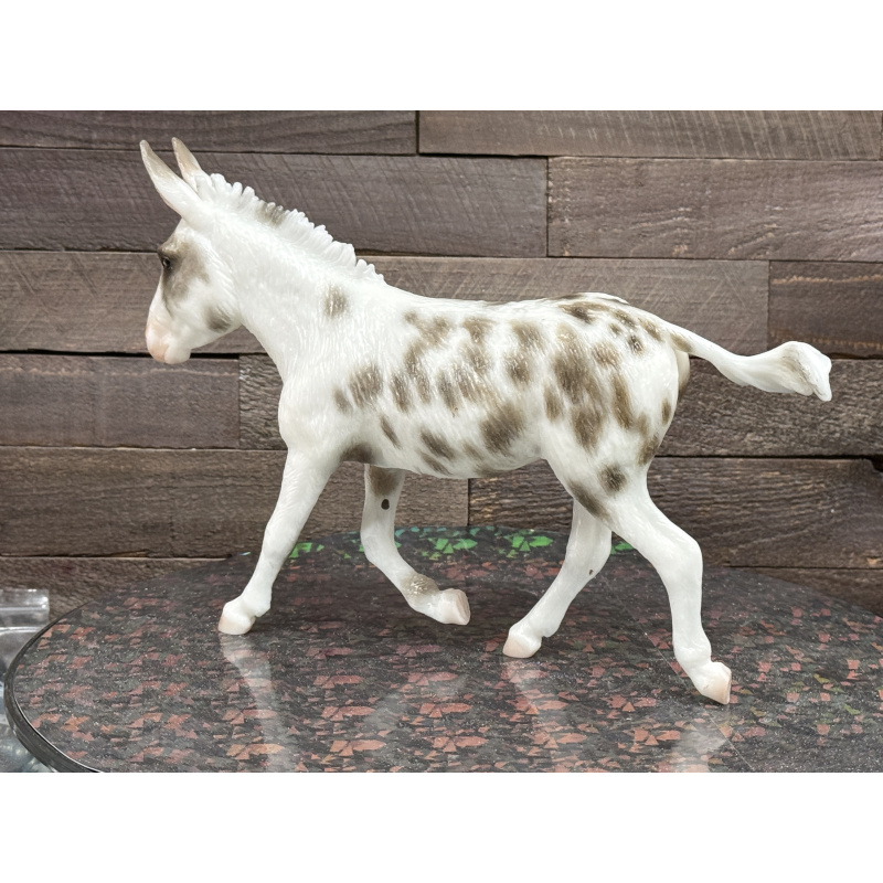 Breyer Custom Horse Traditional New Mold Matte Spotted Donkey