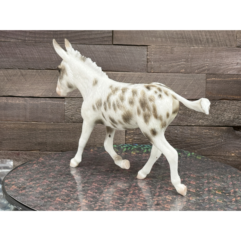 Breyer Custom Horse Traditional New Mold Matte Spotted Donkey