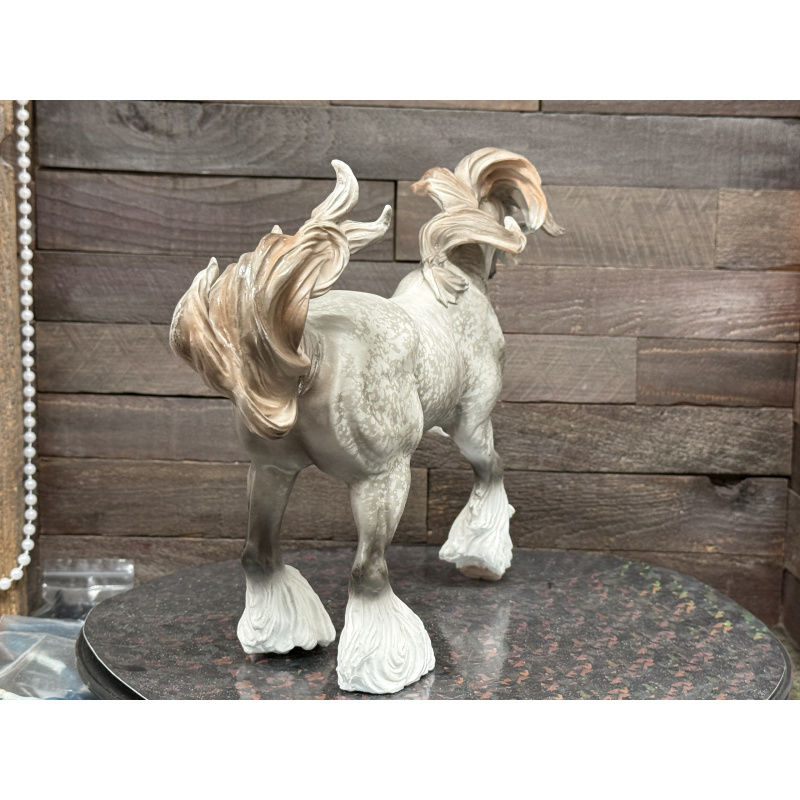 Breyer Custom Horse Traditional Gypsy Vanner Vintage Resist Dapple Grey Mulberry