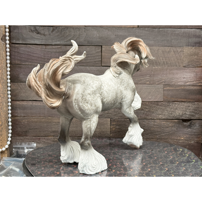 Breyer Custom Horse Traditional Gypsy Vanner Vintage Resist Dapple Grey Mulberry