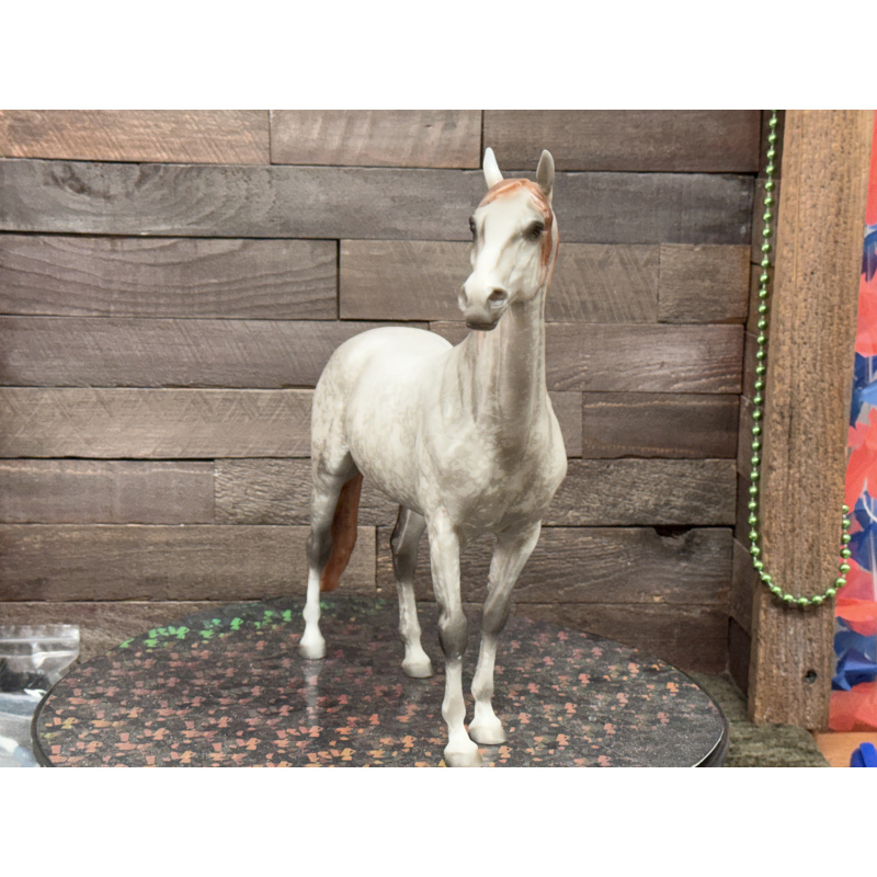Breyer Custom Horse Traditional Cosimo Vintage Style Resist Dapple Grey Mulberry