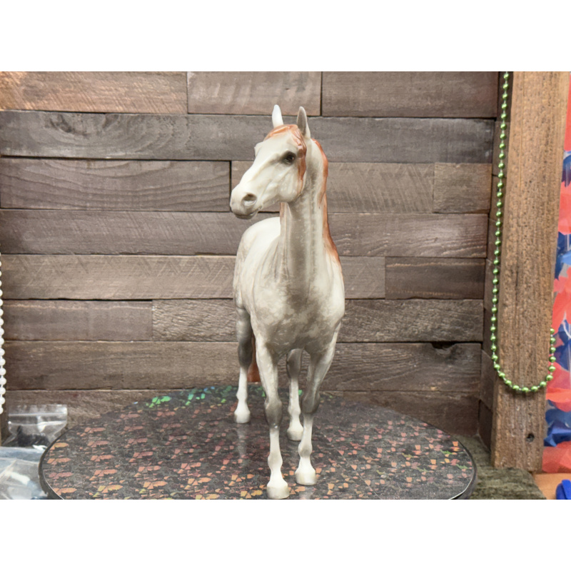 Breyer Custom Horse Traditional Cosimo Vintage Style Resist Dapple Grey Mulberry