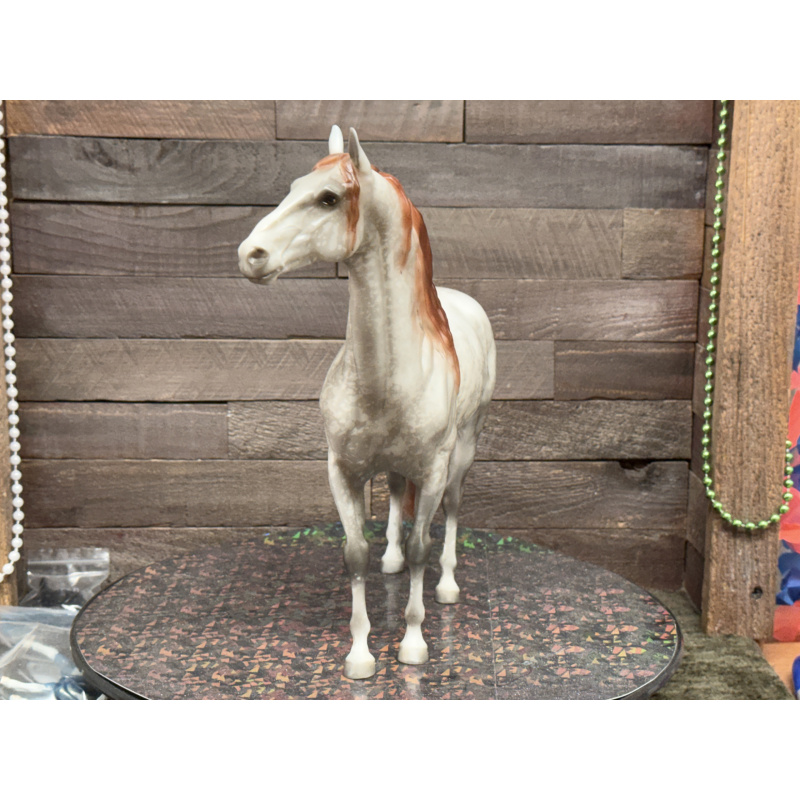 Breyer Custom Horse Traditional Cosimo Vintage Style Resist Dapple Grey Mulberry