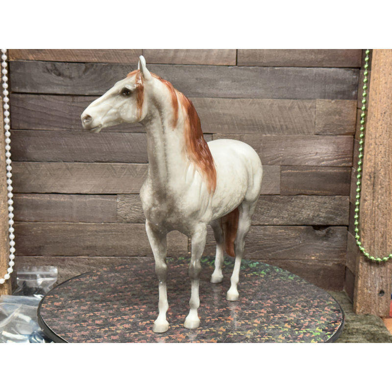 Breyer Custom Horse Traditional Cosimo Vintage Style Resist Dapple Grey Mulberry