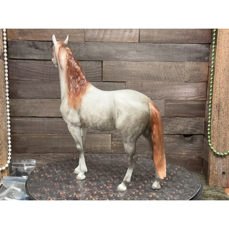 Breyer Custom Horse Traditional Cosimo Vintage Style Resist Dapple Grey Mulberry