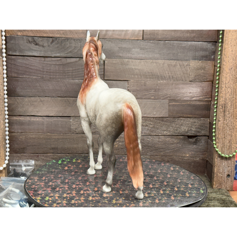 Breyer Custom Horse Traditional Cosimo Vintage Style Resist Dapple Grey Mulberry