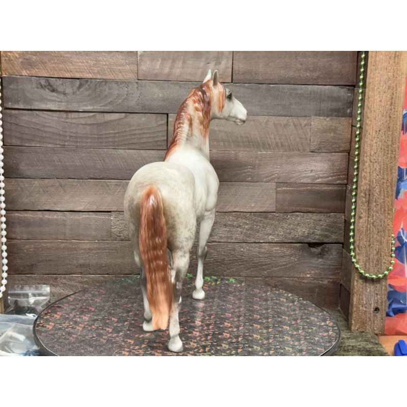Breyer Custom Horse Traditional Cosimo Vintage Style Resist Dapple Grey Mulberry