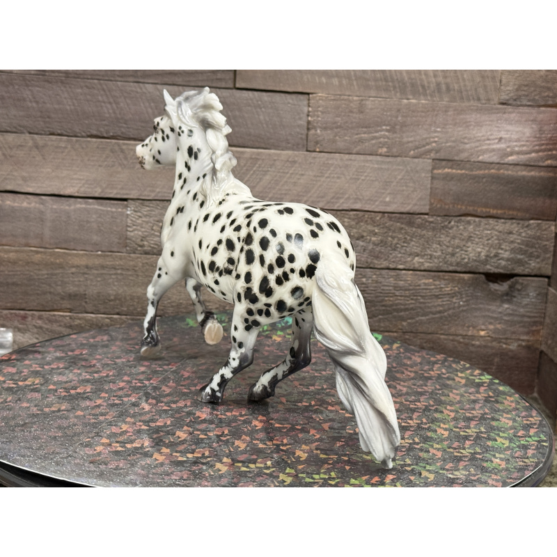 Breyer Custom Horse Traditional New Mold Matte Canter Pony Grey Black Appy