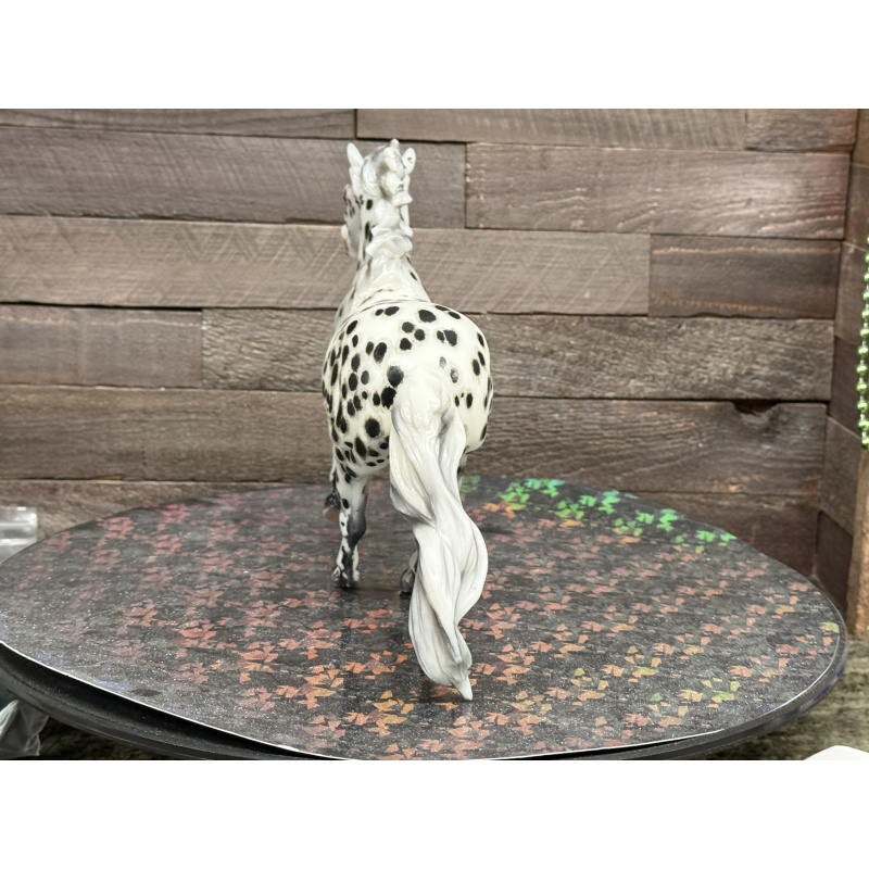 Breyer Custom Horse Traditional New Mold Matte Canter Pony Grey Black Appy