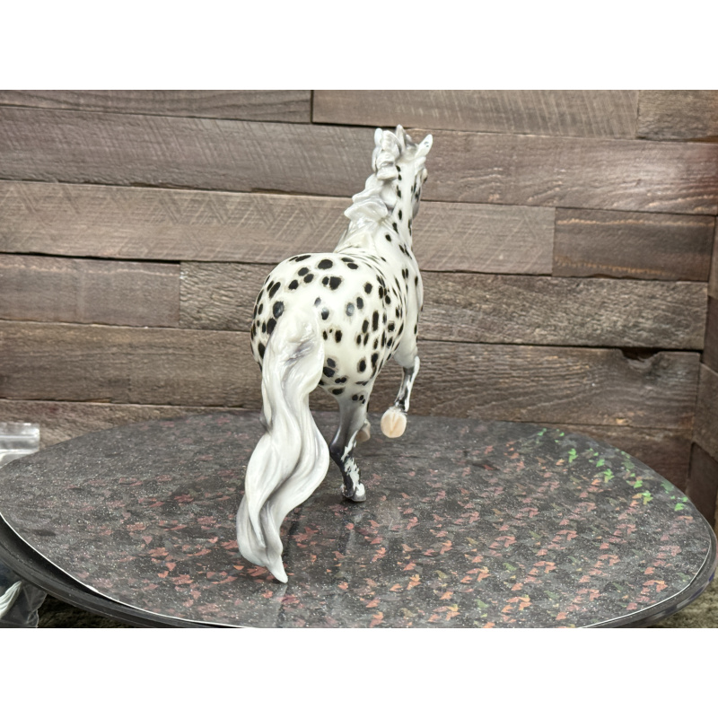 Breyer Custom Horse Traditional New Mold Matte Canter Pony Grey Black Appy