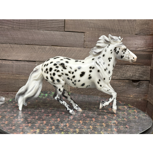 Breyer Custom Horse Traditional New Mold Matte Canter Pony Grey Black Appy