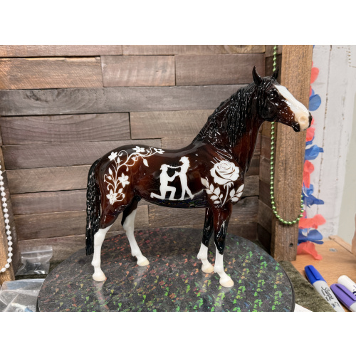 Breyer Custom Horse Traditional Cosimo The Proposal Sealed in Gloss