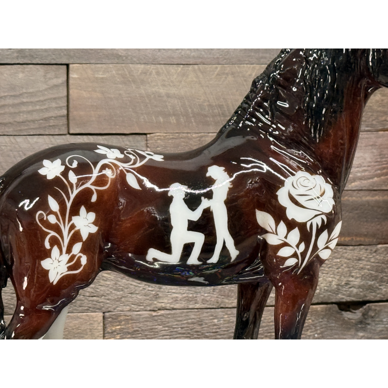 Breyer Custom Horse Traditional Cosimo The Proposal Sealed in Gloss