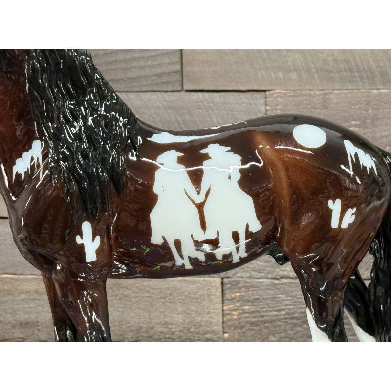 Breyer Custom Horse Traditional Cosimo The Proposal Sealed in Gloss