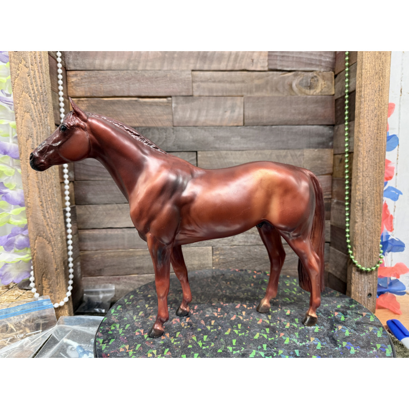 Breyer OF Model Horse  Trakehner Chestnut Long Tail