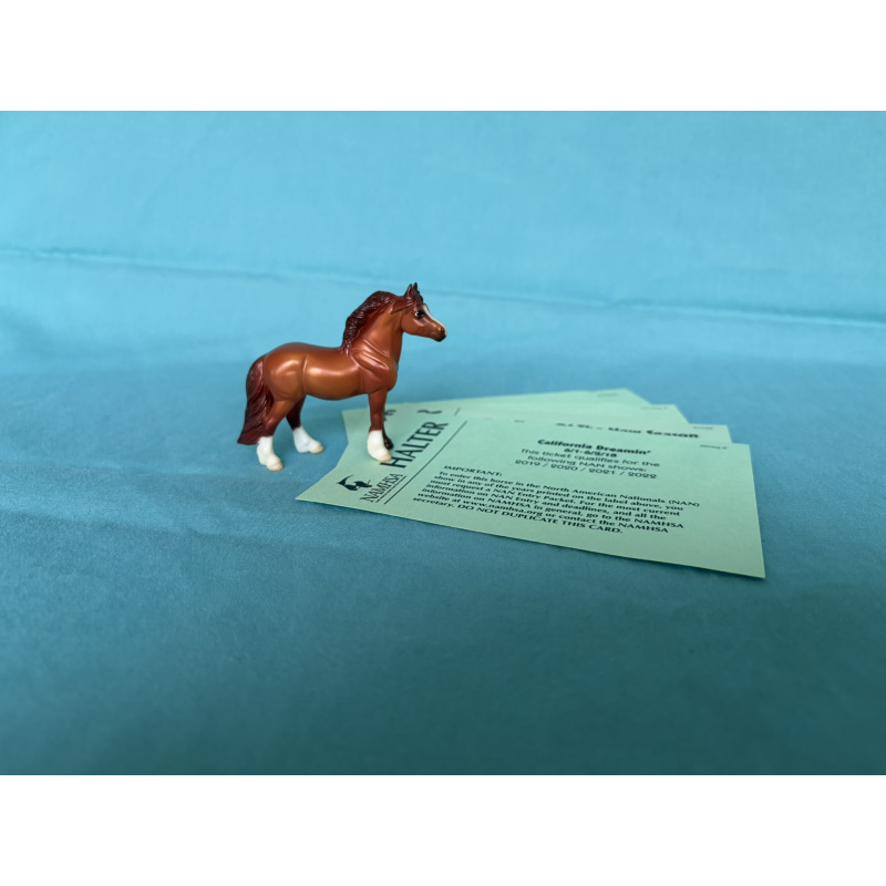 Chestnut Highland Pony - JCP Stablemates Parade of Breeds VI