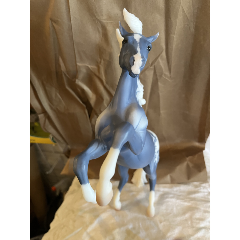Breyerfest Model Horses Deco Wedgewood Blue Silver Stallion