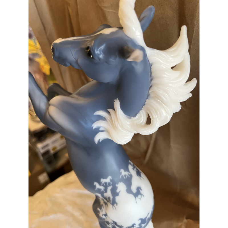 Breyerfest Model Horses Deco Wedgewood Blue Silver Stallion