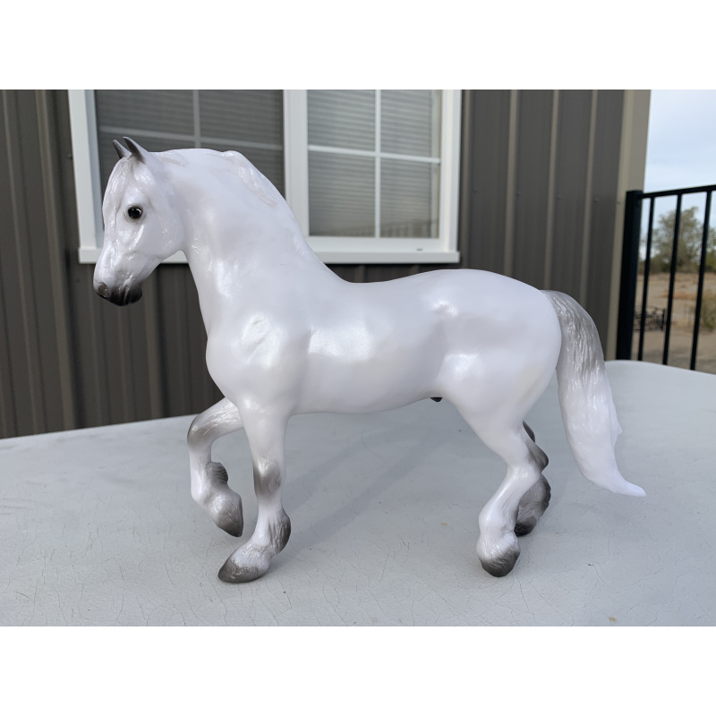 Breyer OF Horse Friesian Pearl White Athos BF Store LE