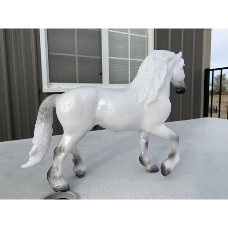 Breyer OF Horse Friesian Pearl White Athos BF Store LE