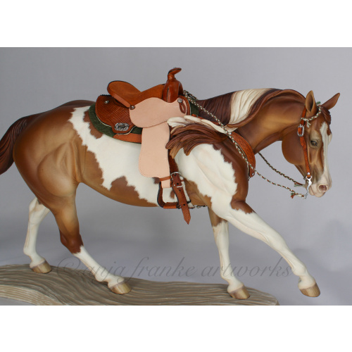 Western working saddle 111