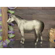 Breyer Custom Horse Traditional Yearling Quarter Horse Glossy Dapple Grey
