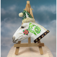 Yule Mule Decorator Resin Medallion. Live show winner!