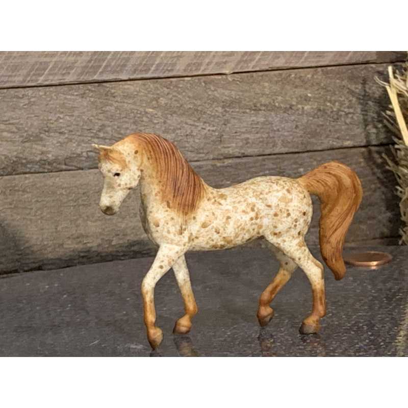 Breyer Custom Horse Stablemate Arabian Walking Matte Vintage Style Red  Roan