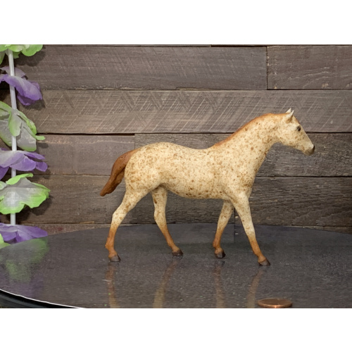 Breyer Custom Horse Paddock Pal Quarter Horse Matte Vintage Style Red  Roan