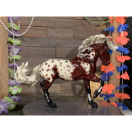 Breyer Custom Horse Traditional Fireheart Glossy Silver Bay Appy