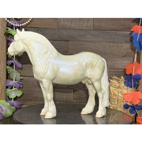 Breyer Custom Horse Traditional Georg Glossy Pearl Colorshift Filigree