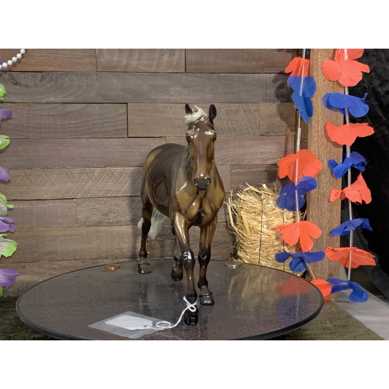 Breyer OF Horse Giselle Glossy Silver Black Slainte Surprise