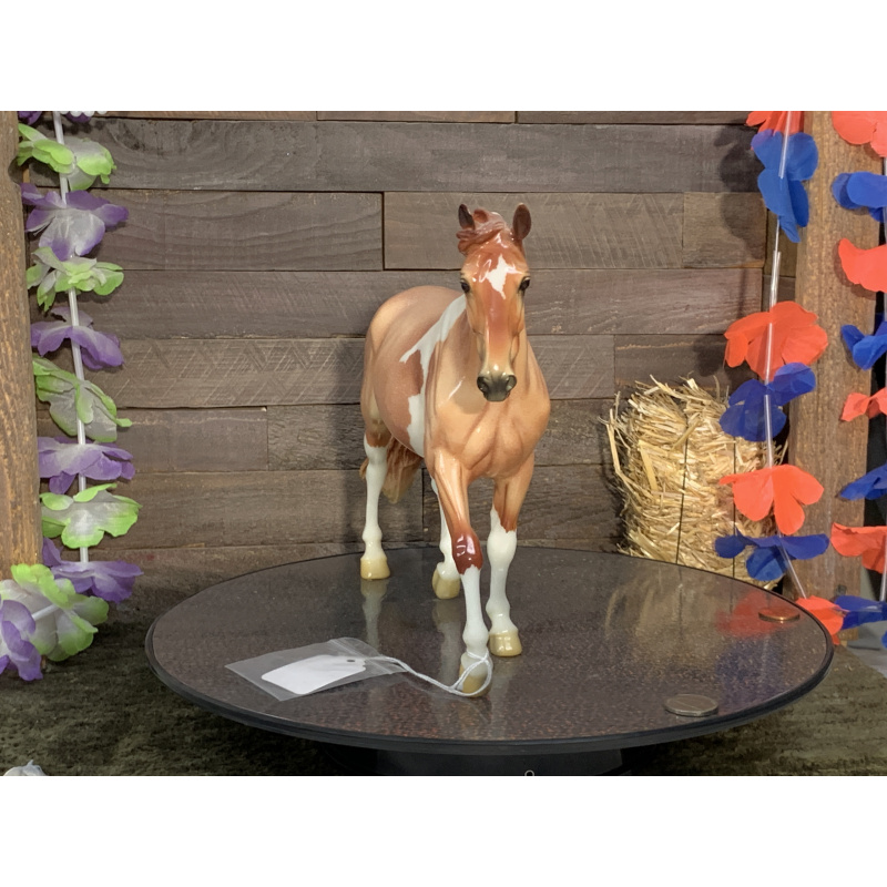 Breyer OF Horse Giselle Glossy Chestnut Pinto Slainte Surprise