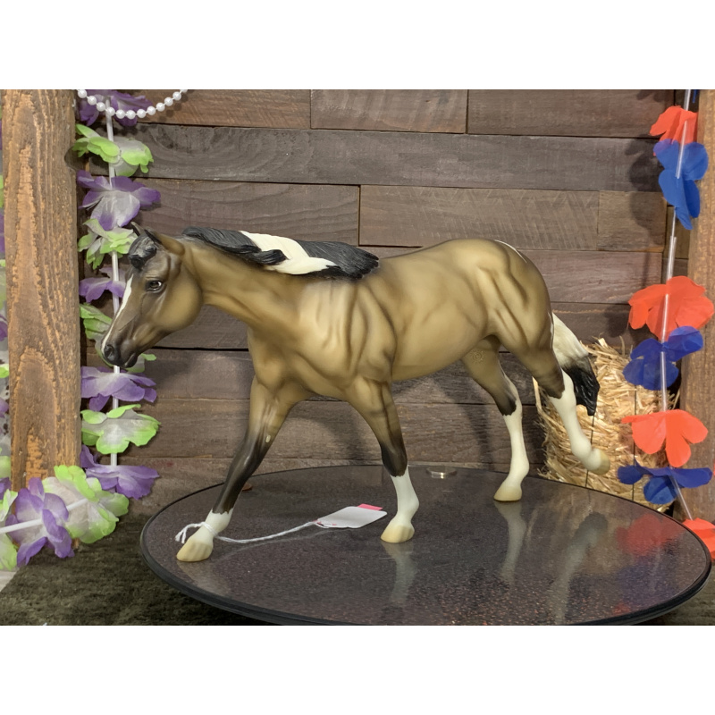 Breyer OF Horse Roxy CC Shuffle Buckskin Paint 470