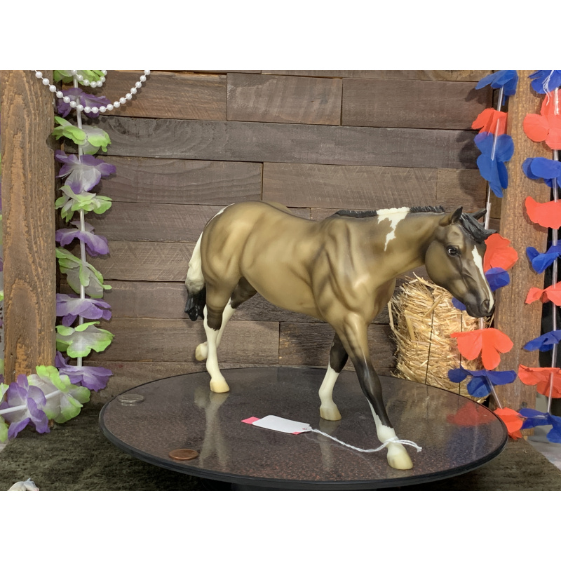 Breyer OF Horse Roxy CC Shuffle Buckskin Paint 470