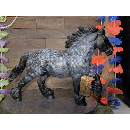 Artist Resin Andre New Tail Blue Roan Appaloosa