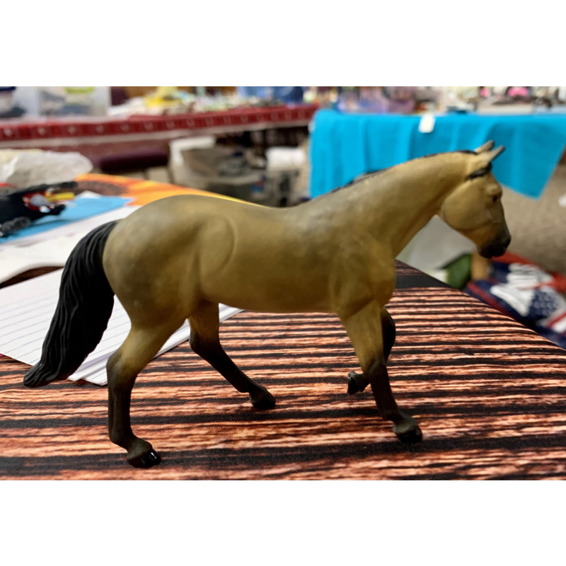 CM Custom Breyer Loping Stablemate Stock Horse Mare To Buckskin