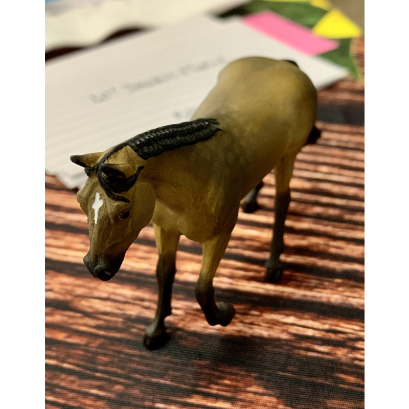 CM Custom Breyer Loping Stablemate Stock Horse Mare To Buckskin