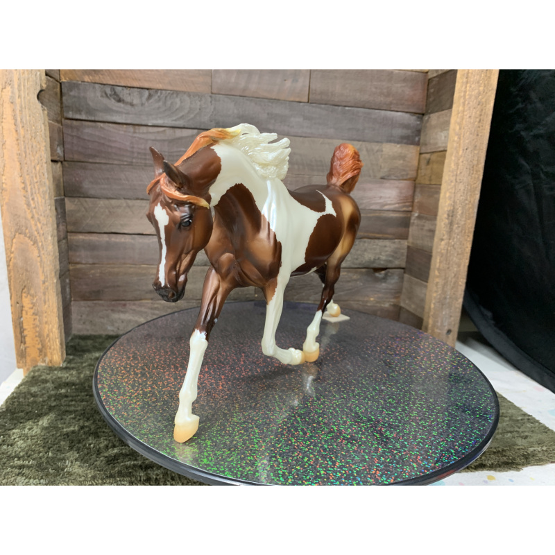 Breyer OF Horse Natasha Trotting Arabian Chestnut Pearl Pinto 1 Of 30