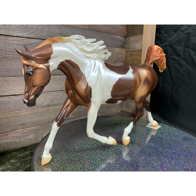 Breyer OF Horse Natasha Trotting Arabian Chestnut Pearl Pinto 1 Of 30