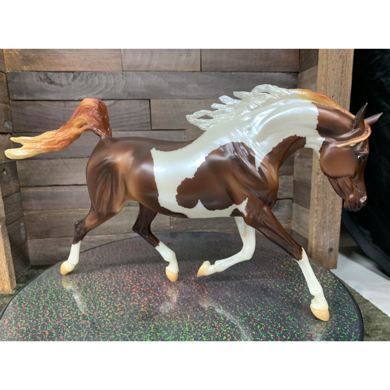 Breyer OF Horse Natasha Trotting Arabian Chestnut Pearl Pinto 1 Of 30