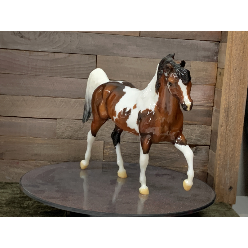 Breyer OF Horse Black Stallion Bay Paint Inferno