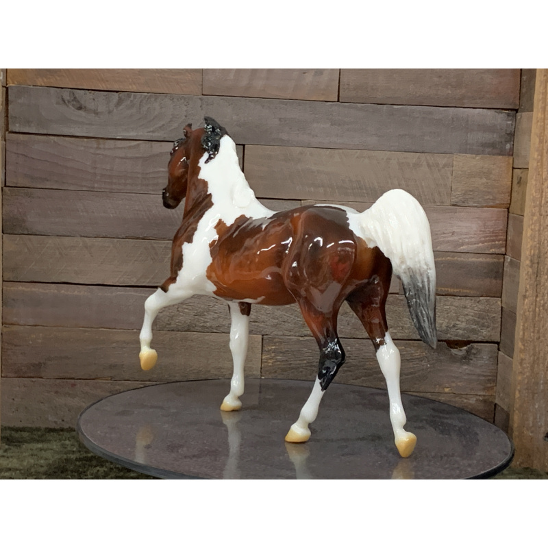 Breyer OF Horse Black Stallion Bay Paint Inferno