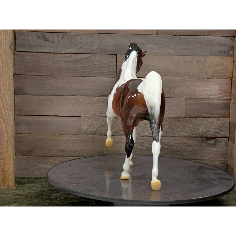 Breyer OF Horse Black Stallion Bay Paint Inferno